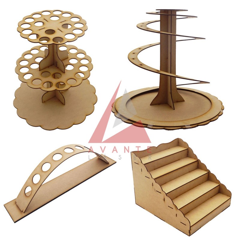 Paquete Mesa De Dulces Kit Candy Bar Mdf 3mm Md05